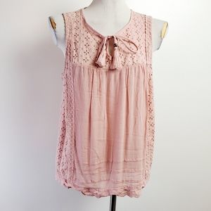 Knox rose xl pink top
